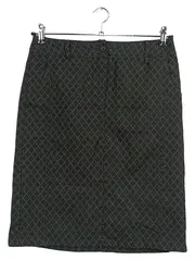 Vorschaubild 1 von A-Linienrock Damen Gr. 38 Grau Business Elegant