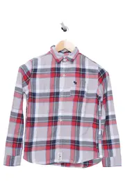 Vorschaubild 1 von Abercrombie Kinder Freizeithemd Gr. 146 Mehrfarbig Kariert Casual Langarm