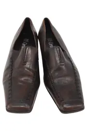 Vorschaubild 2 von Damen Pumps Business Elegant Braun Gr. 38 Klassisch Leder