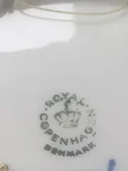 Vorschaubild 5 von Weihnachtsteller 1971 Hase Porzellan Sammelteller Blau 18cm