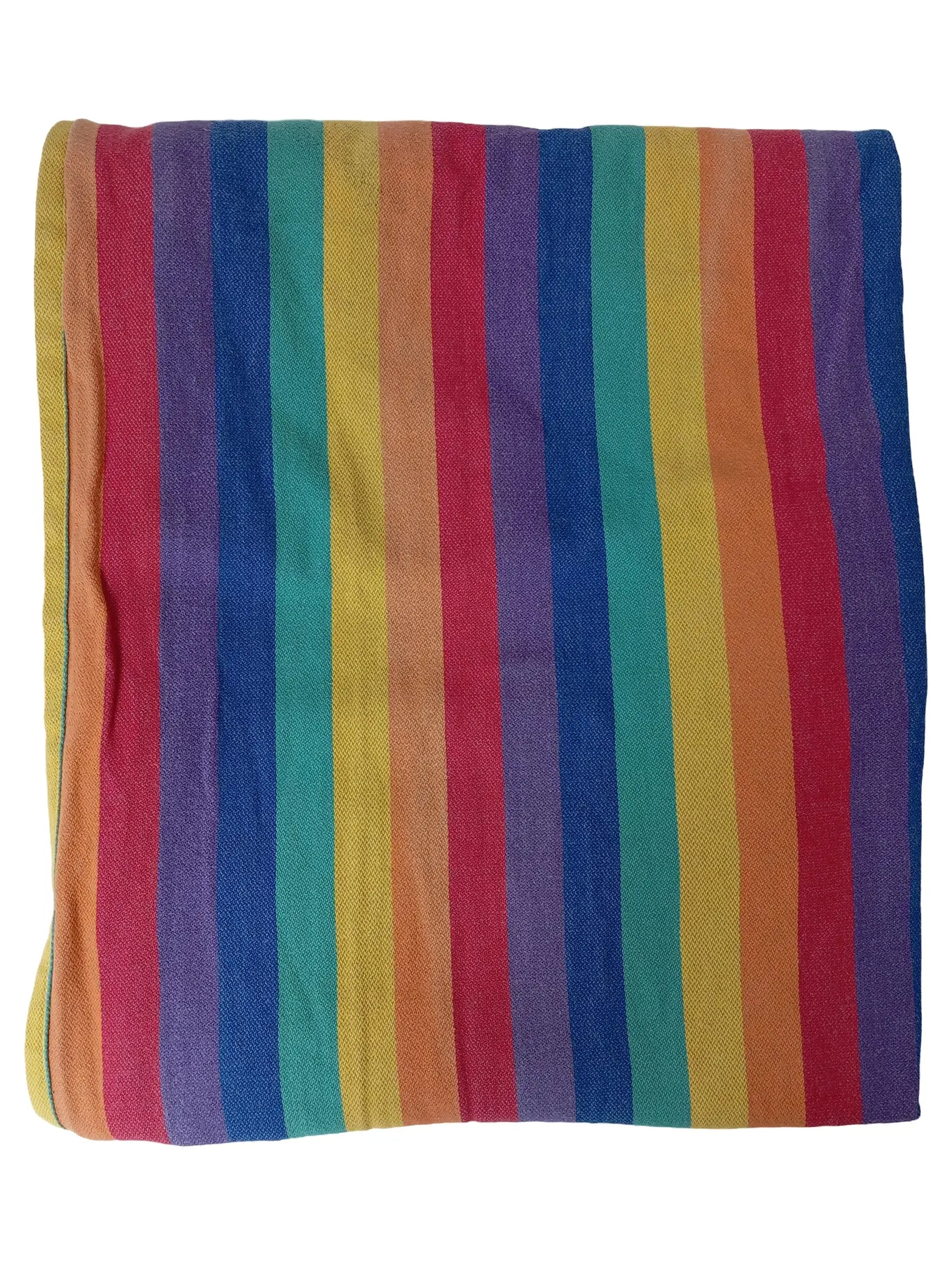 LANA NATURALWEAR Tragetuch Baumwolle Mehrfarbig Gestreift Regenbogen