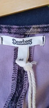 Vorschaubild 4 von Bluse Tunika Gr. 46 Lila Blumenmuster Langarm Baumwolle Longshirt