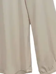 Vorschaubild 3 von Damen Bluse Langarm Gr. 38/M Beige V-Ausschnitt Basic