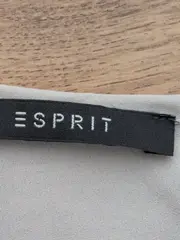 Vorschaubild 5 von Damen Bluse Langarm Gr. 38/M Beige V-Ausschnitt Basic