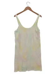 Vorschaubild 1 von Damen Sommerkleid Häkelkleid Lochmuster Minikleid Mehrfarbig S