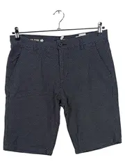 Vorschaubild 1 von Herren Shorts Bermuda Chino Kurze Hose Gr. M Blau Geometrisch Casual