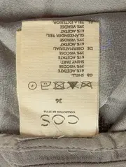 Vorschaubild 4 von Damen Blusenkleid Gr. 36/S Beige Minimalistisch Elegant Tunikakleid