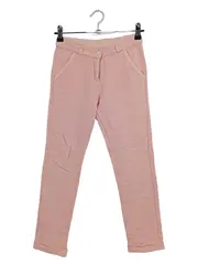 Vorschaubild 1 von Mädchen Stoffhose Gr. 116 Rosa Uni Casual Baumwolle
