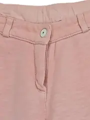 Vorschaubild 2 von Mädchen Stoffhose Gr. 116 Rosa Uni Casual Baumwolle
