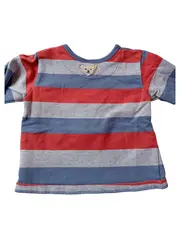 Vorschaubild 2 von Langarmshirt Baby Junge Gr. 74 gestreift Mehrfarbig Teddybär Baumwolle