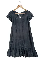 Vorschaubild 1 von Damen Freizeitkleid Gr. 36/S Grau Bohemian Vintage Elegant Viskose