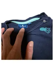 Vorschaubild 2 von Kinder Pullover Gr. 86 Blau Oktopus Maritim Langarm