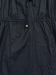 Vorschaubild 4 von Damen Freizeitkleid Gr. 38/M Schwarz Baumwolle Tunika