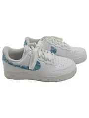 Vorschaubild 1 von Air Force 1 Sneaker Low Damen Weiß Gr. 37.5 Leder Paisley