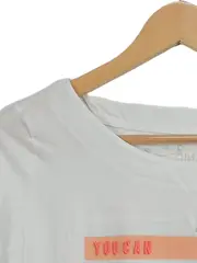 Vorschaubild 3 von Damen Langarmshirt Gr. 36/S Weiß Casual mit Print