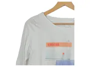 Vorschaubild 4 von Damen Langarmshirt Gr. 36/S Weiß Casual mit Print