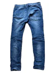 Vorschaubild 2 von Herren Jeans Regular Fit W34 L35 Blau Denim Knopfleiste