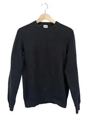 Vorschaubild 1 von Herren Pullover Gr. 46/S Schwarz Casual Baumwolle Rippstrick