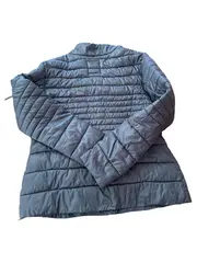 Vorschaubild 2 von Damen Steppjacke XL Grau Casual Gesteppt Reißverschluss