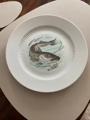 Vorschaubild 4 von KAISER Kuchenteller Fisch Motiv Maritim Porzellan Weiß Ø 25 cm