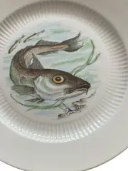 Vorschaubild 2 von KAISER Kuchenteller Fisch Motiv Maritim Porzellan Weiß Ø 25 cm