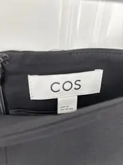 Vorschaubild 3 von Damen Faltenrock Gr. 40 Schwarz Minimalistisch Wolle