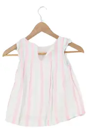 Vorschaubild 2 von Sommerkleid Kinder Gr. 98 Rosa Gestreift Preppy Baumwolle