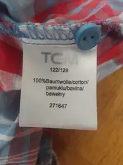 Vorschaubild 5 von TCM Kinder Hemdbluse Kariert Langarm Baumwolle Freizeit Gr. 128