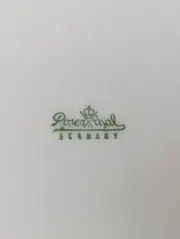 Vorschaubild 2 von Servierschüssel Weiß Elegant Porzellan Schale 23 cm
