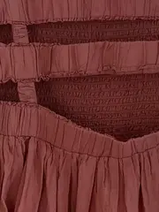 Vorschaubild 4 von Trägerkleid Damen Gr. 38 Rosa Smok Rüschen Sommer