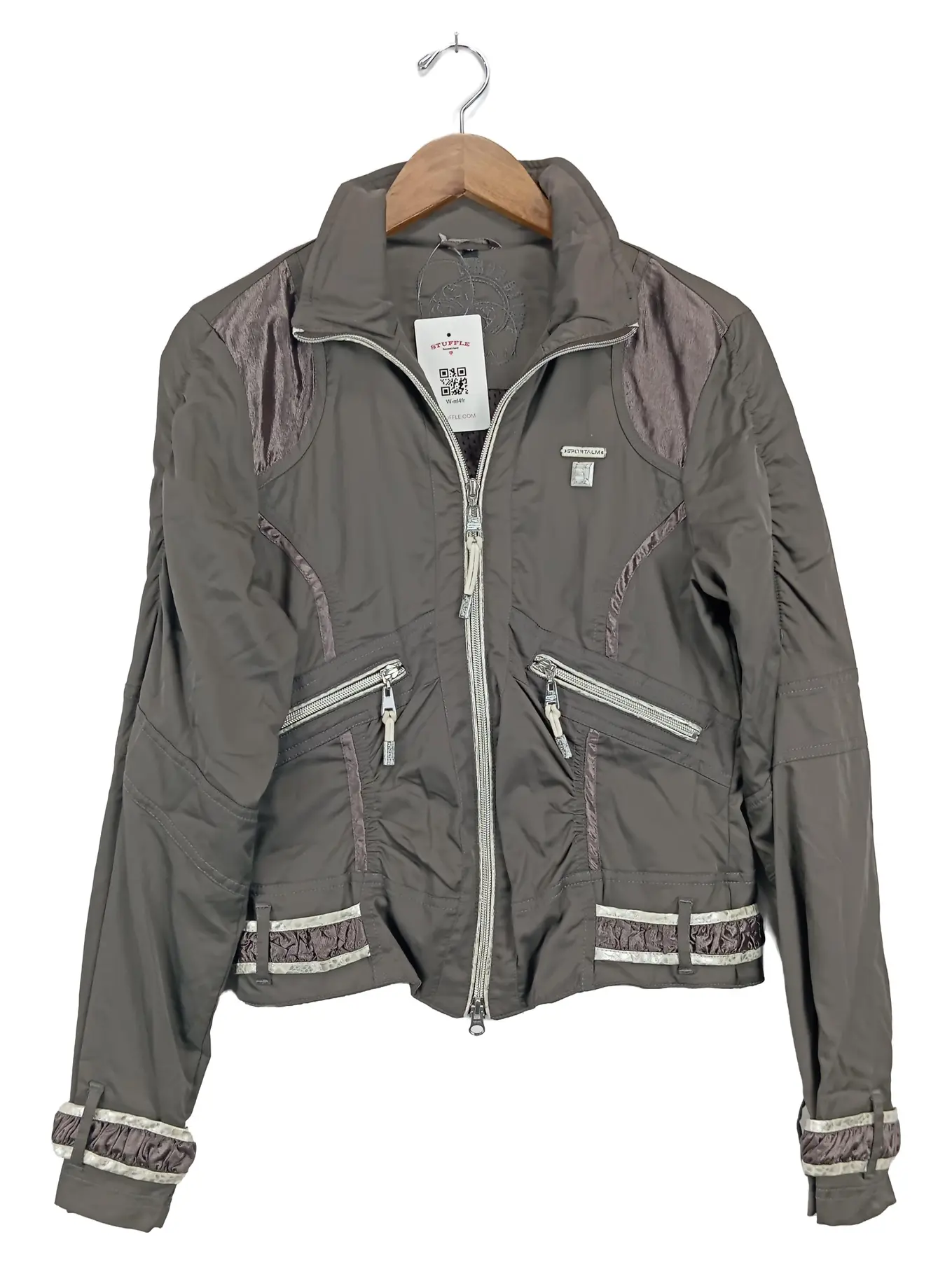 SPORTALM KITZBÜHEL Sportalm Damen Steppjacke Gr. 40/L Braun Sportlich Übergangsjacke