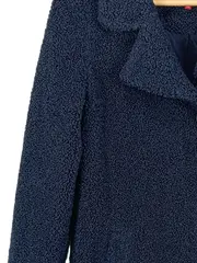 Vorschaubild 2 von Kinder Parka Gr. 164 Blau Strukturmuster Casual Modern