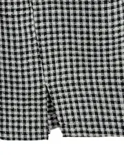 Vorschaubild 2 von Damen Minirock kariert Gr. 34;XS Casual Schwarz Weiß