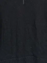 Vorschaubild 4 von Herren Pullover Schwarz Gr. 46/S mit Reißverschluss Casual