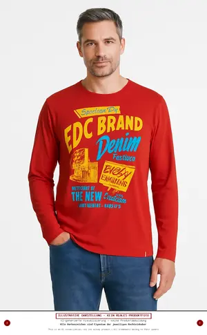 EDC Langarmshirt
