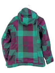 Vorschaubild 2 von Damen Steppjacke Gr. 36/XS Mehrfarbig Kariert Sportlich Outdoor