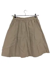 Vorschaubild 1 von Damen Faltenrock Gr. 36 S Beige Casual Baumwolle Rock
