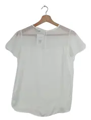 Vorschaubild 2 von T-Shirt Damen Weiß 34/XS Kurzarm Casual Feminin