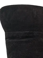 Vorschaubild 4 von Damen Overknee Stiefel Wildleder Schwarz Größe 36 Elegant