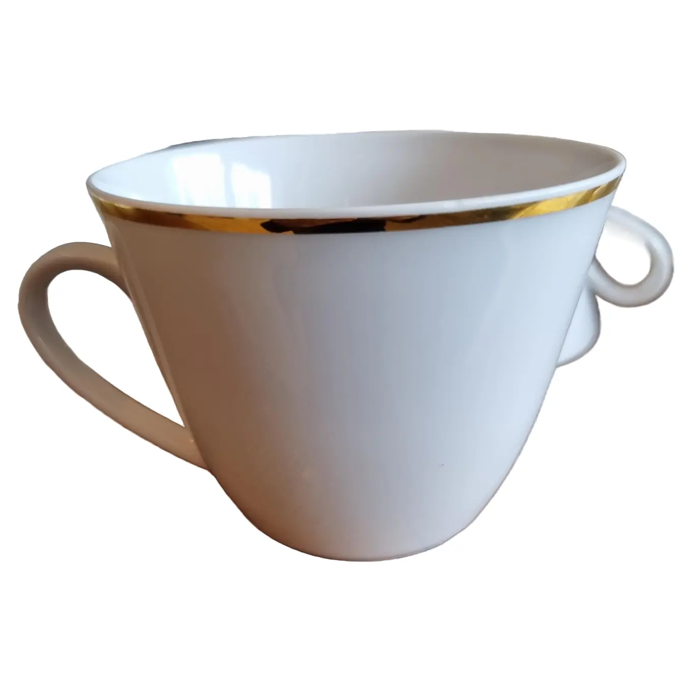 SELTMANN WEIDEN Teetasse Tasse Weiß Goldrand Klassisch Elegant 200ml