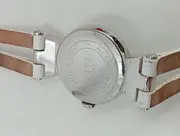 Vorschaubild 3 von Damen Armbanduhr Elegant Weiß Leder Edelstahl 25mm Uhr