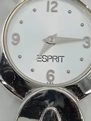 Vorschaubild 2 von Damen Armbanduhr Elegant Weiß Leder Edelstahl 25mm Uhr