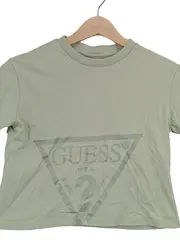 Vorschaubild 2 von Kinder T-Shirt Grün Gr. 50 Logo-Print Casual Baumwolle