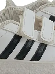 Vorschaubild 3 von Kinder Sneaker low Gr. 23 Weiß Klettverschluss Sportschuhe