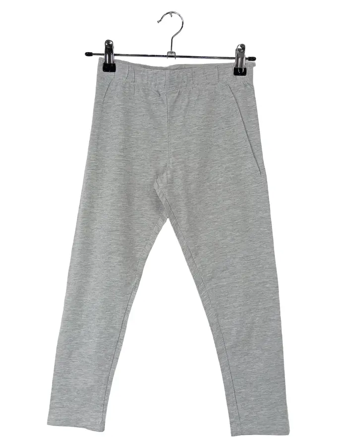 Schiesser Mädchen Leggings 149895 – Grau-meliert, 92er Größe, 95% Baumwolle, 5% Elasthan