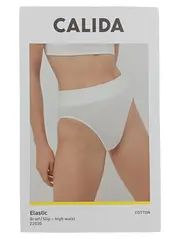 Vorschaubild 1 von Damen Slip Elastic High Waist Gr. 38/M Baumwolle Weiß Komfortabel