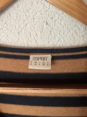 Vorschaubild 5 von Damen Pullover Langarm V-Ausschnitt Gestreift Größe M