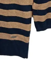 Vorschaubild 3 von Damen Pullover Langarm V-Ausschnitt Gestreift Größe M