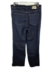 Vorschaubild 2 von Damen Straight Leg Jeans Hose Gr. 44 Dunkelblau