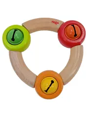 Vorschaubild 1 von Greifling Baby Rassel Holz Mehrfarbig Motorikspielzeug